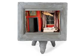 Quentin Bell (British 1910-1996) Gogglebox diorama
