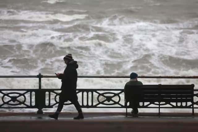 Sussex is bracing for strong winds and more heavy rain as Storm Austen arrives.