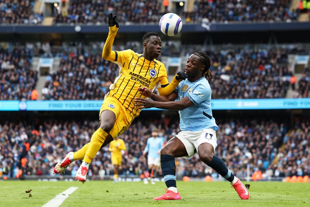 Brighton issue Yankuba Minteh injury update for Manchester City
