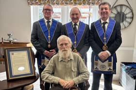 Keith Simmonds and members of his Lodge 