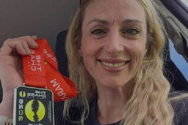 Claire Keith headed to the countryside for The Chase trail Marathon, finishing first female.