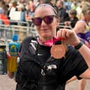 Vivienne Liddell completes London Marathon