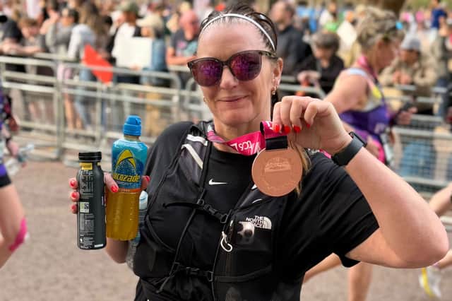 Vivienne Liddell completes London Marathon