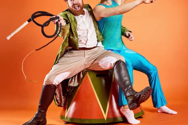 Stewart Wright and Ben Kirby in Circus Calamitous