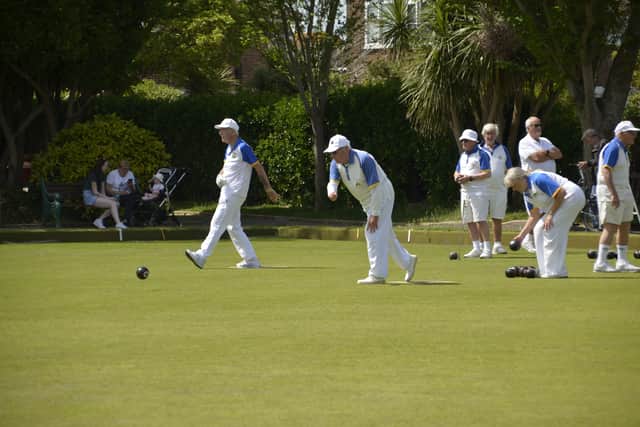 playing footbowl at Marine Gardens?