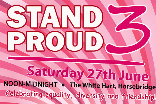 Stand Praid Excitement builds for Hailsham's Stand Proud event