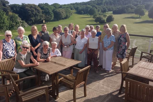Pictured are some of the players from the very successful ladies Spring Meeting.