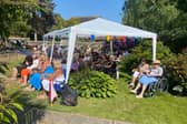 Enjoying Jazz in the garden last year