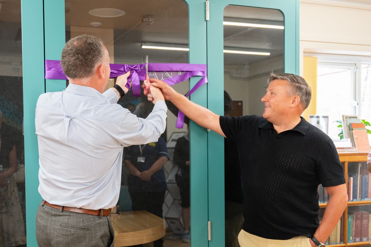 New learning pod pays tribute to beloved hospital figure Bob Marchant