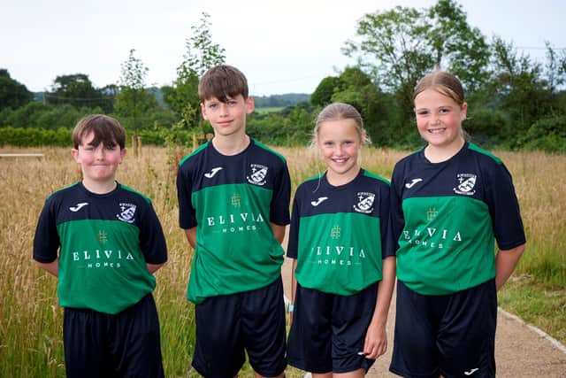 Elivia Homes supports Blackboys CofE School with football kit sponsorship