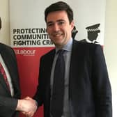 Andy Burnham and Crawley borough councillor Michael Jones meeting previously
