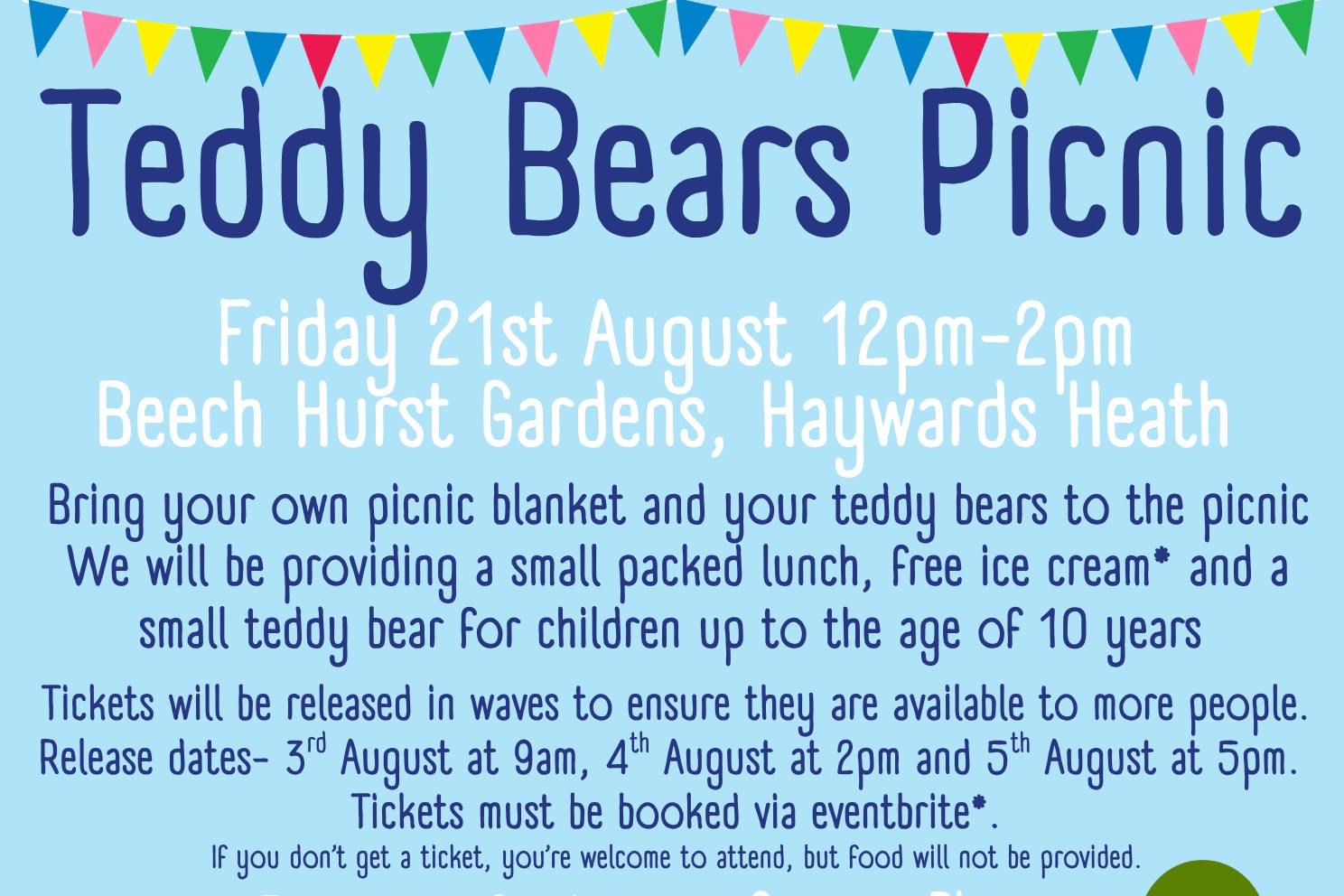 Das beliebte Teddybärenpicknick kehrt diesen August nach Beech Hurst ...