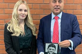 Lissie Harper MBE and Andrew Griffith MP
