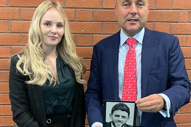 Lissie Harper MBE and Andrew Griffith MP