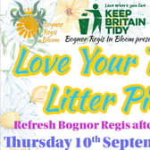 Join In Bloom volunteers, Council staff and Councillors, all helping to Keep Britain, and Bognor, Tidy.