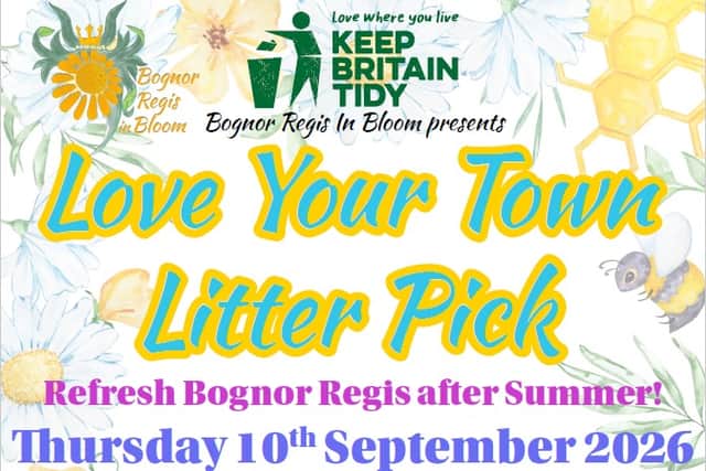 Join In Bloom volunteers, Council staff and Councillors, all helping to Keep Britain, and Bognor, Tidy.