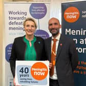 Alison Griffiths MP with Dr Tom Nutt, CEO of Meningitis Now