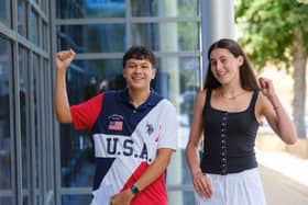 Celebrating top GCSE results at Seaford College