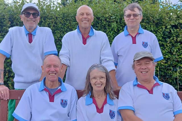 'Monday finalists': Farron Calver, Graham Roots, Steve Uwins, Harry Bailey, Bernadette Uwins, Alan Setchell