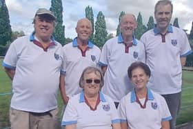 Sunday finalists Alan Setchell, Graham Roots, Harry Bailey, Richard Goodchild, Bryony Wood and Lorena Daane