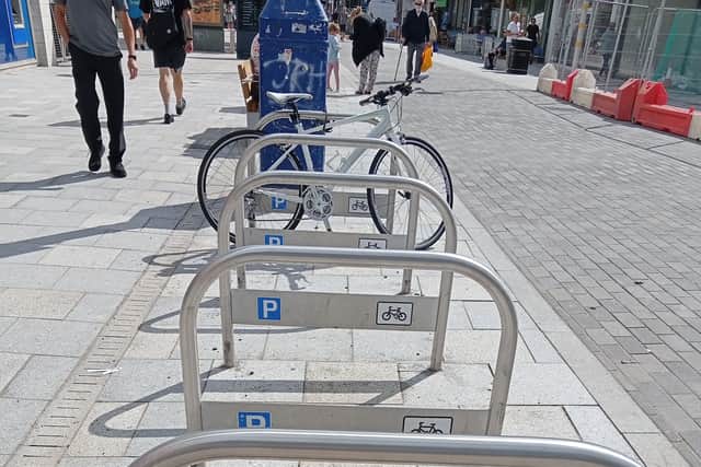New Cycle Parking in Terminus Road but little else