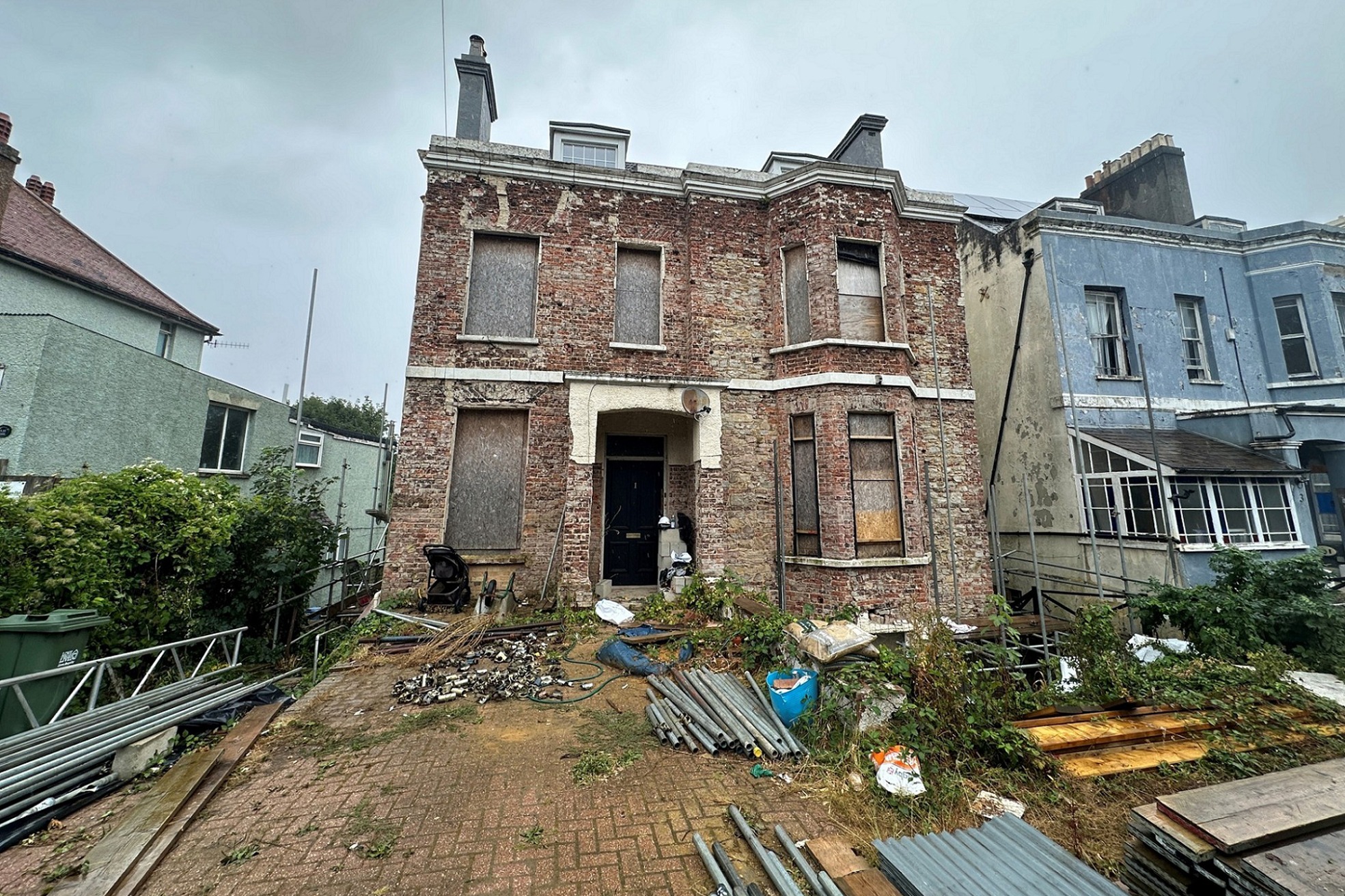 Shell of a building in St Leonards goes up for auction this month