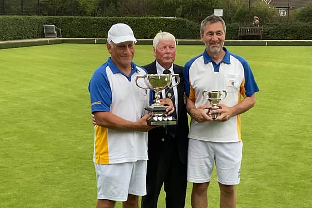 Men's Champion Ric Davey with R/U Richard Bourne