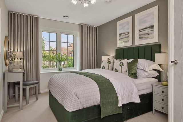 A typical bedroom at the development