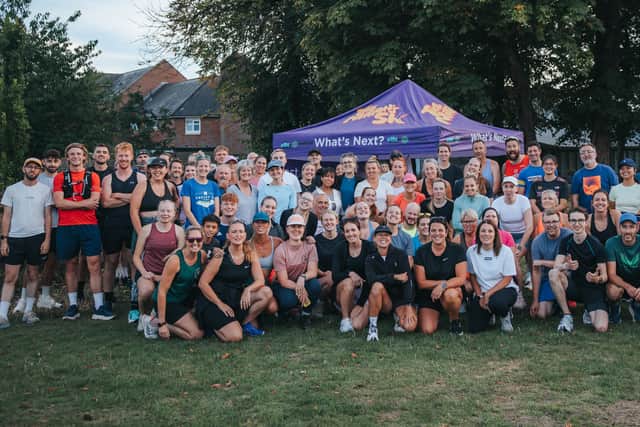 Nearly 100 people joined Esmee for the Chichester leg of the challenge.