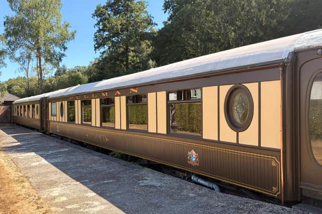 Guests can sleep and dine in original Pullman carriages.