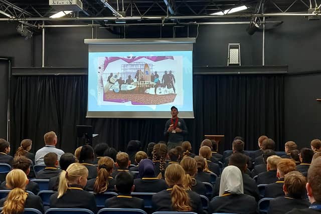 Ark Alexandra Year 7 assembly with Surfers Against Sewage