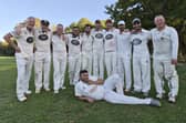Lewes St Michaels team after their final league match at Firle