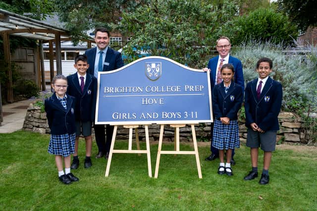 Photo by Liz Finlayson
Brighton College Prep Hove - Official unveiling of the new school school sign with special guests - Thursday 10th September 2026