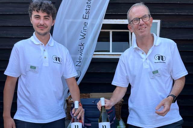 Charles Negus and Jonathan Sharpe, Newick Wine Estate
