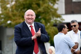 Crawley Borough Council Leader Michael Jones at the Unity event (Photo by Jon Rigby)