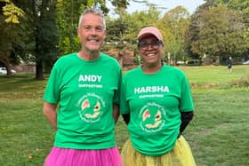 Andy and Harsha got some last minute training in at Chichester Park Run.