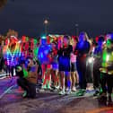 Nearly 600 runners joined The Glow-Up run in Bognor Regis.