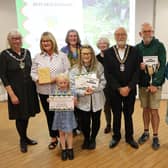 Winners from the In Bloom Awards Evening, with the Mayor, Chair of ADC and one of the sponsors