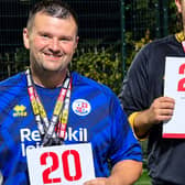 Andrew Cockerton weighed nearly 20 stone when he joined MAN v FAT Brighton. He has since lose 20% of his body weight, nearly 5 stones. 