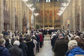 The annual Carol Concert is held at the stunning Lancing College Chapel