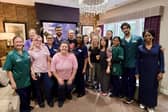 Westlake Team celebrating Housekeeping Assistant's retirement.