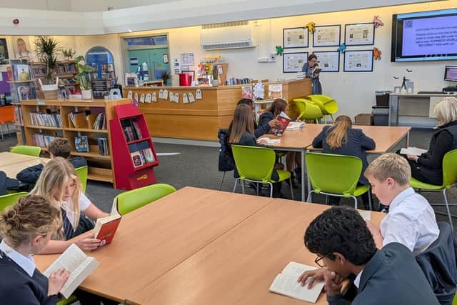 FCC Students taking part in the record