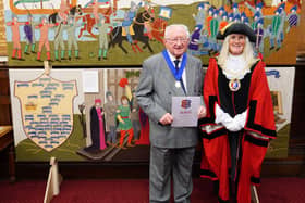 Alan Hustwayte and Mayor of Hastings, Cllr Paula Warne