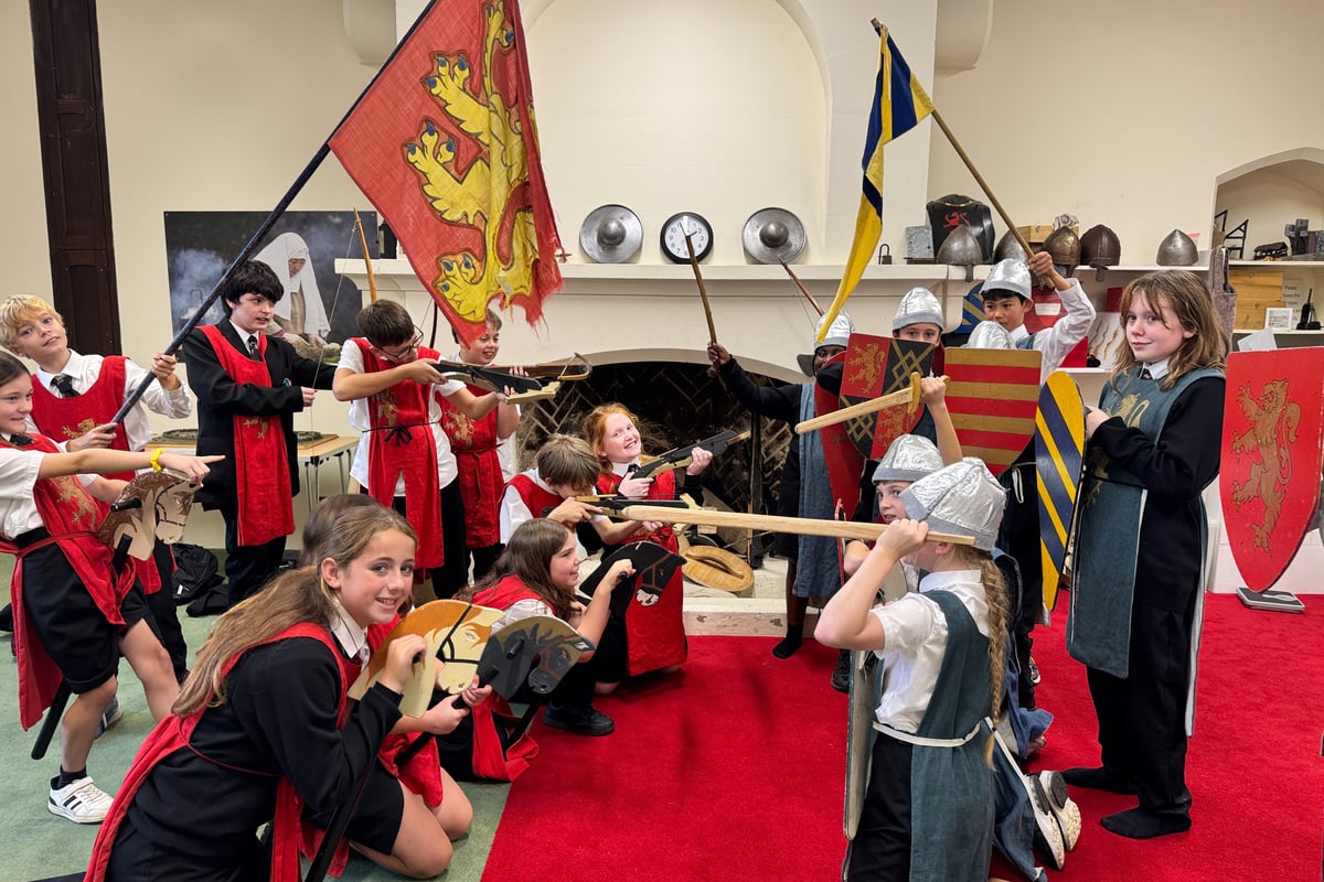 Durrington High School Year 7s bring history to life at Arundel Castle
