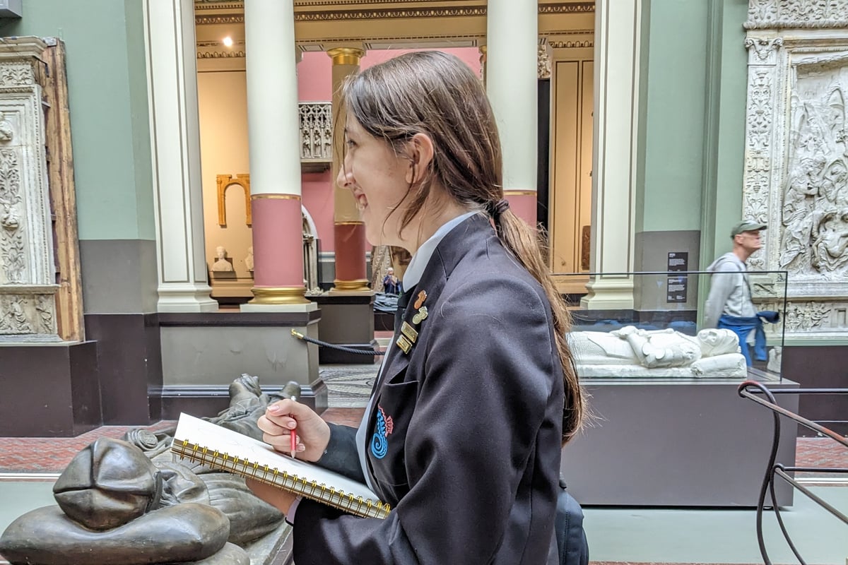 Durrington High School art trip to the Victoria and Albert Museum