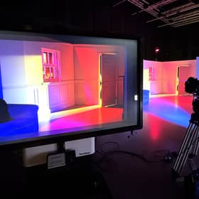 The new set can be used in conjunction with other equipment to create realistic settings