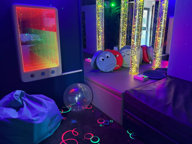The new sensory room at Demelza East Sussex