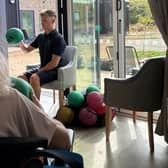 Physiotherapy Session at Norden House Care Home