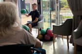 Physiotherapy Session at Norden House Care Home