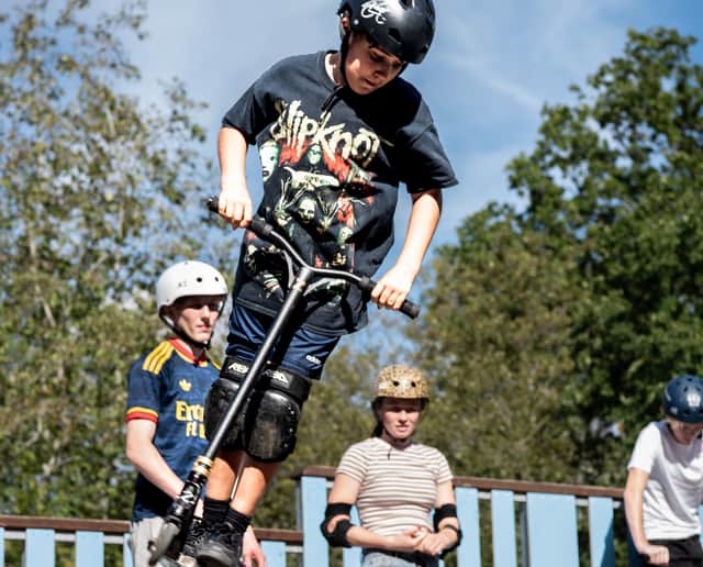 Scooter Rider at Southwater Skate Jam